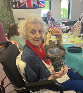 Nan at VE day.