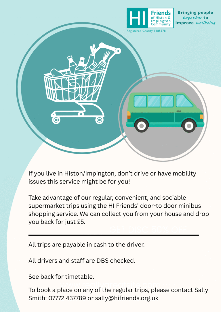 Minibus supermarket trips - minibus and supermarket trolley images